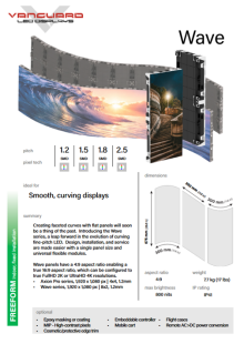 Wave cutsheet cover